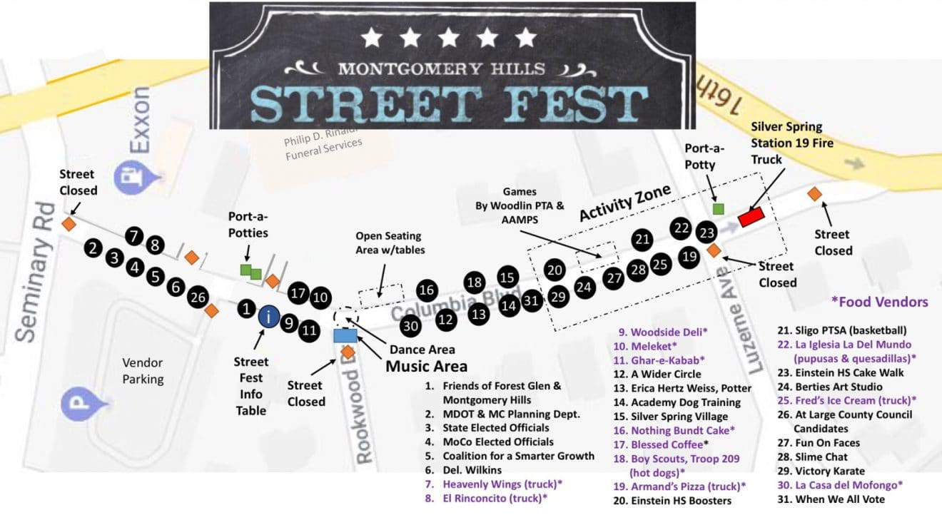 Montgomery Hills Residents to Hold First Street Festival Saturday